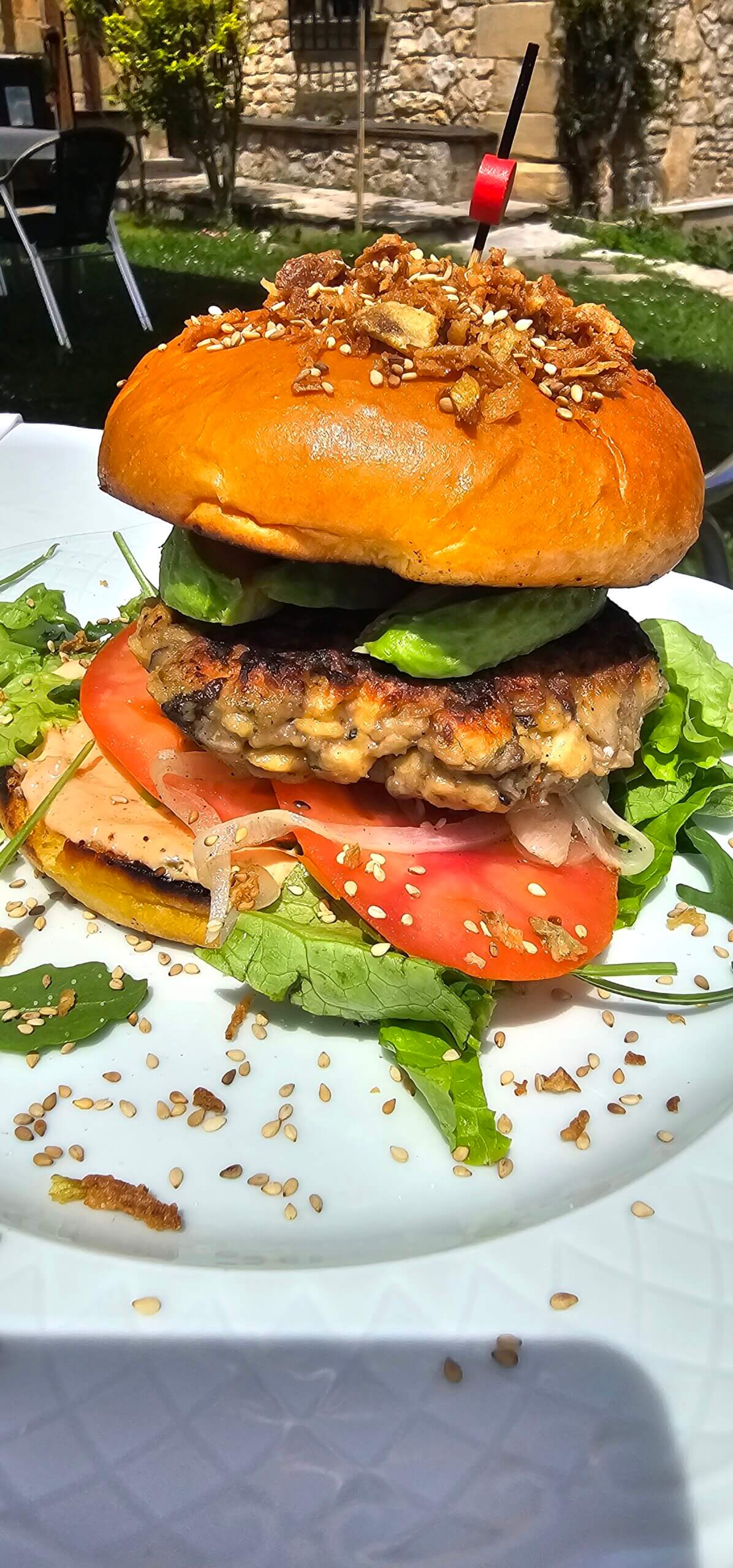HAMBURGUESA VEGANA HAMBURGUESA SANTILLANA